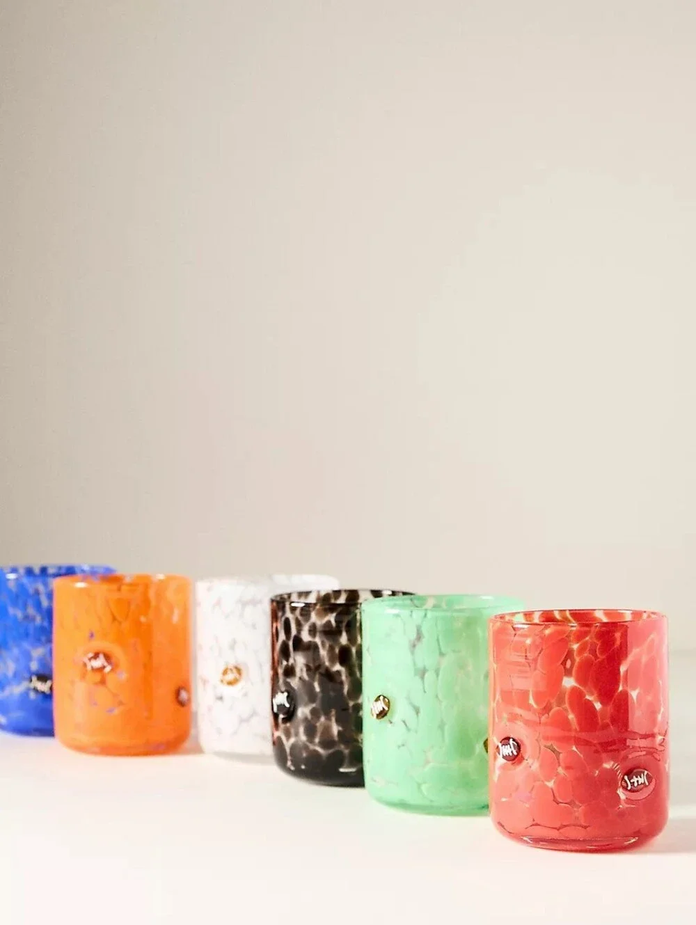 Anthropologie Football Icon Juice Glass - Set Of 2 Glasses